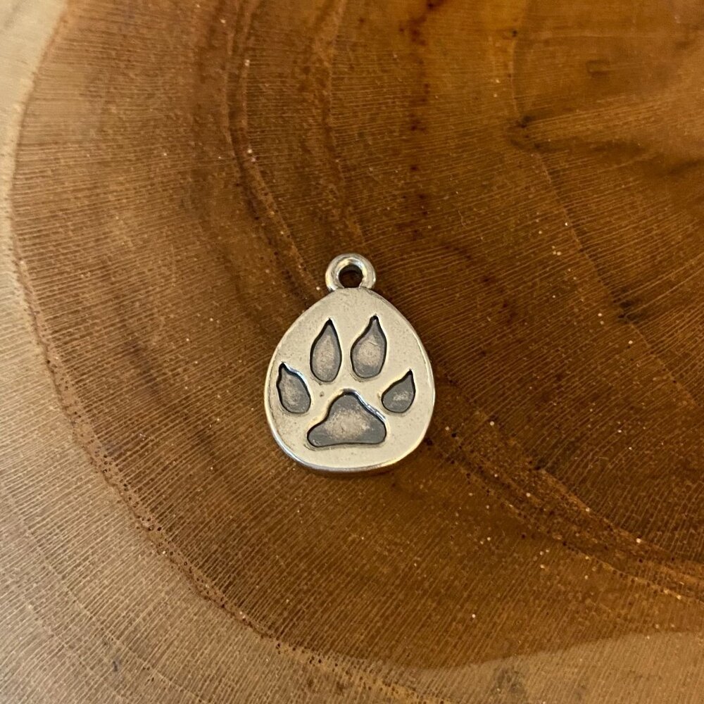 James Avery Paw Print Charm, Sterling Silver